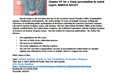 Veterans for Peace to Host TPNW Talk