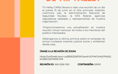 Reunión Virtual de Junio de Tri-Valley CAREs