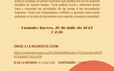 Reunión Virtual de Julio de Tri-Valley CAREs