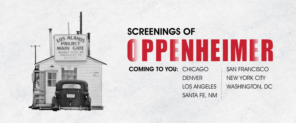 Save the Date: Join us for a Special Screening of the Oppenheimer Film in SF