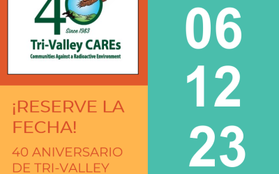 ¡Reserve la Fecha, 40 Aniversario de Tri-Valley CAREs!