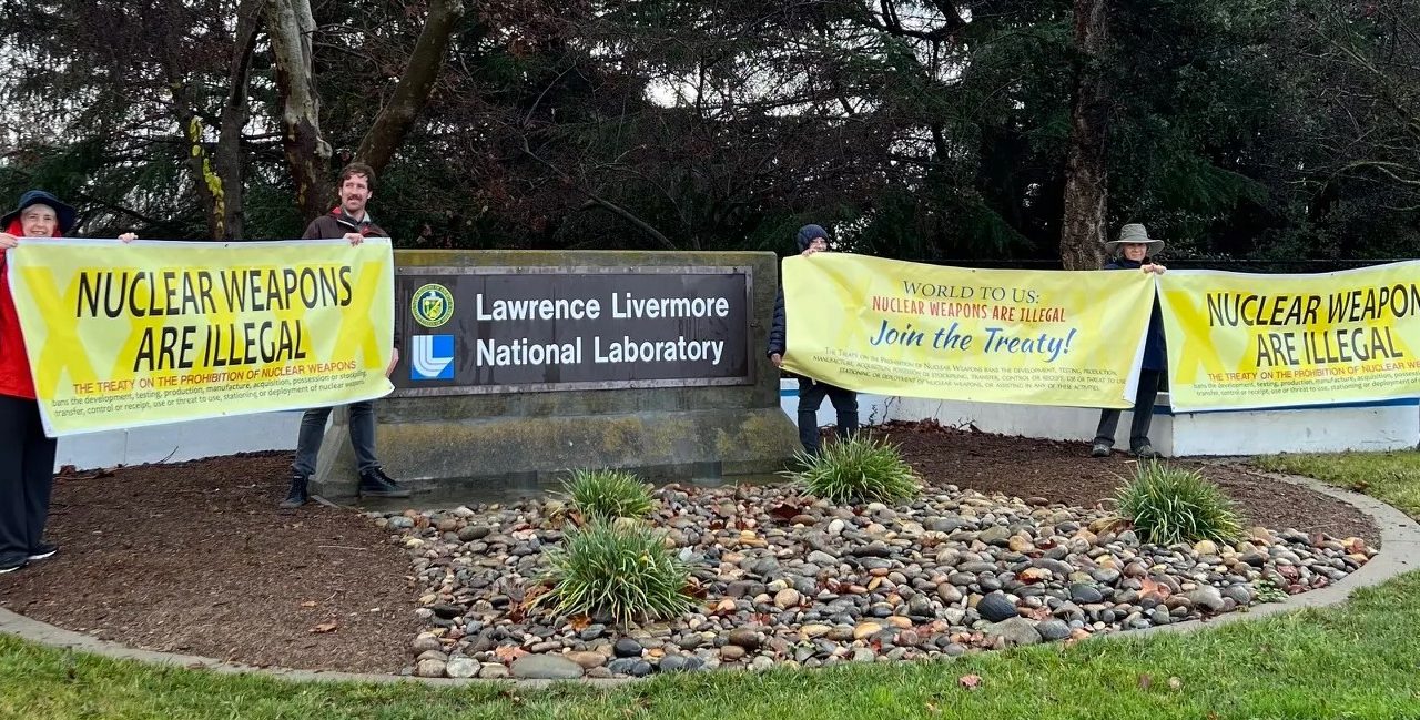 ‘Baniversary’ Gathering at Livermore Lab Gates Brings Attention to the Treaty on the Prohibition of Nuclear Weapons