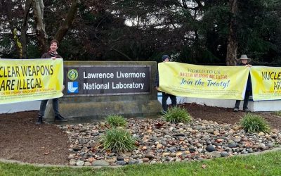 ‘Baniversary’ Gathering at Livermore Lab Gates Brings Attention to the Treaty on the Prohibition of Nuclear Weapons