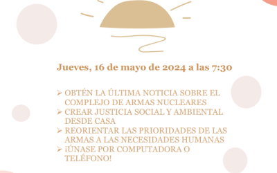 Reunión Virtual de Mayo de Tri-Valley CAREs