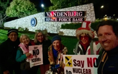 Election Day ICBM Launch from CA Met with Protest