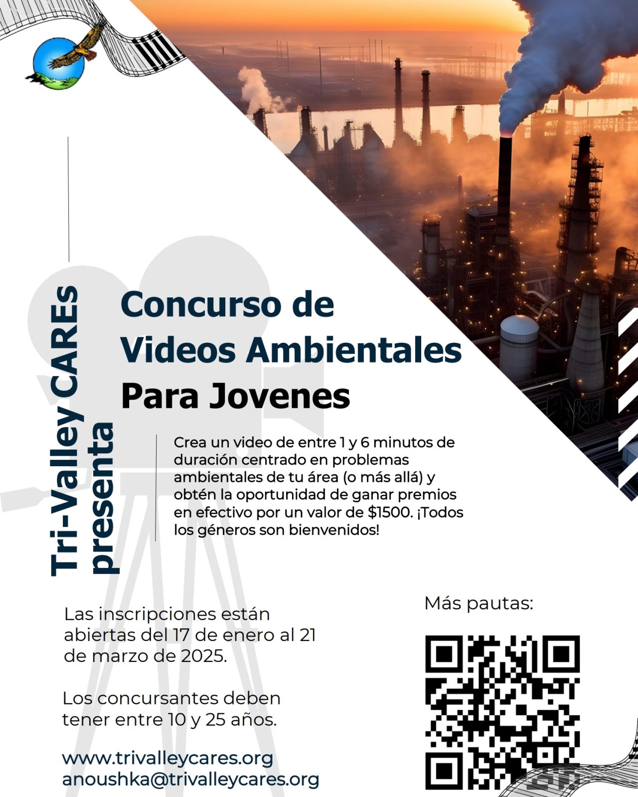 Concurso de Videos Ambientales para Jóvenes Tri-Valley CAREs 2025