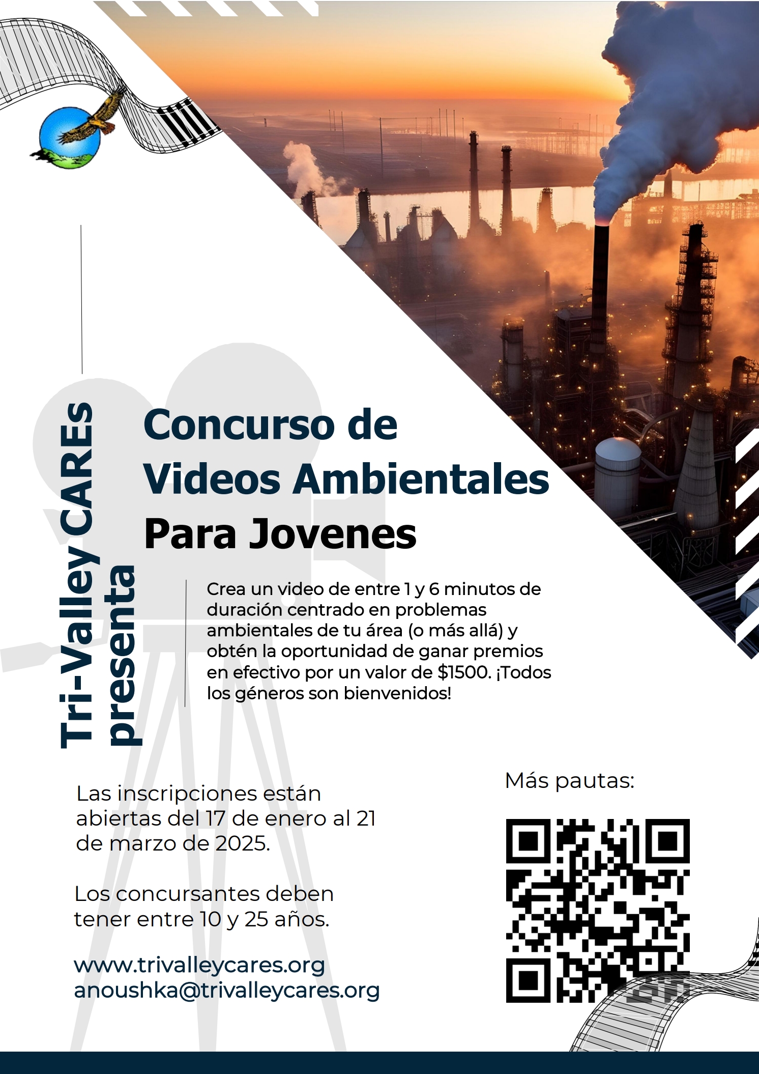 Concurso de Videos Ambientales para Jóvenes Tri-Valley CAREs 2025