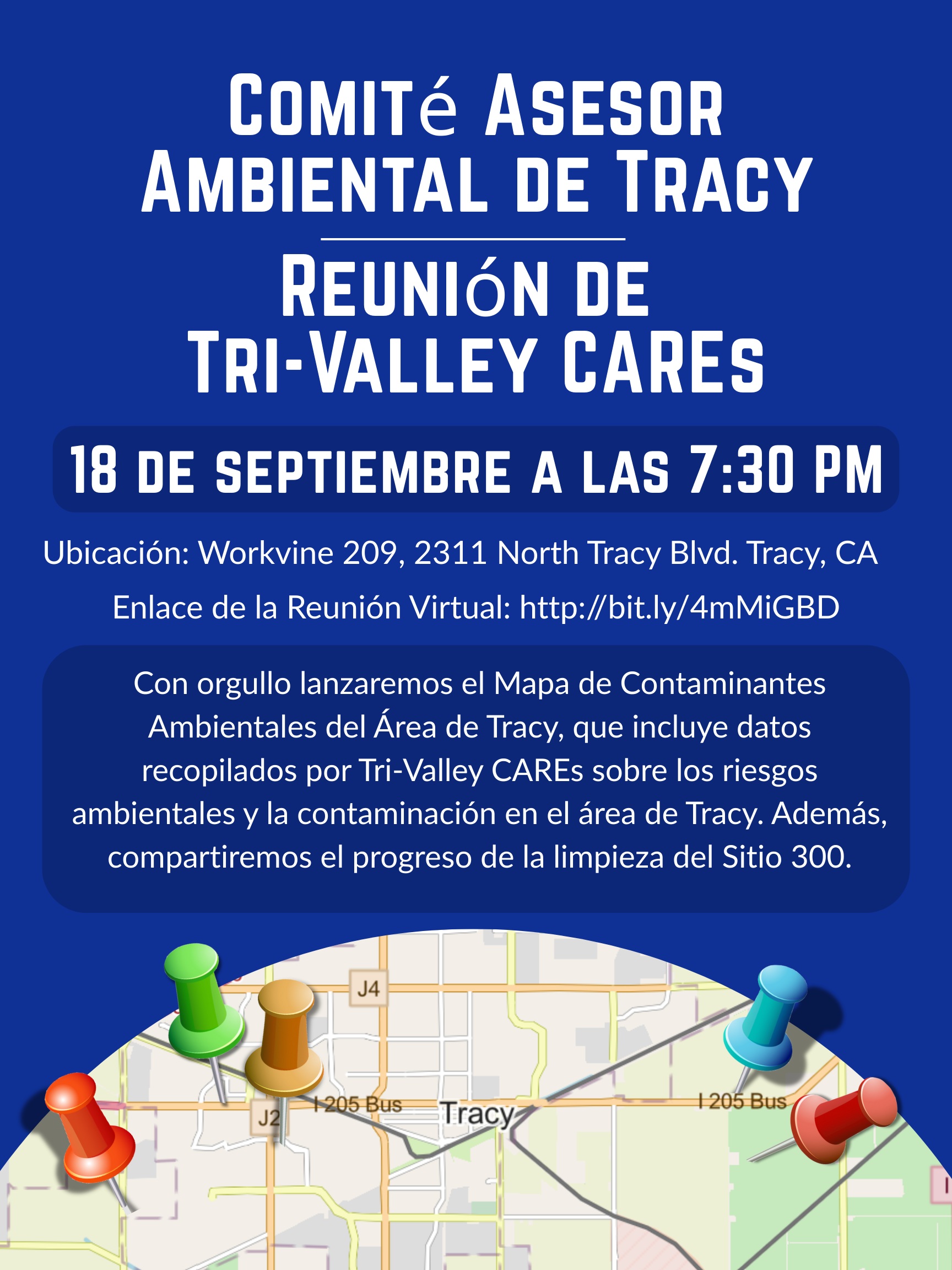 Reunión del Comité Asesor Ambiental de Tracy