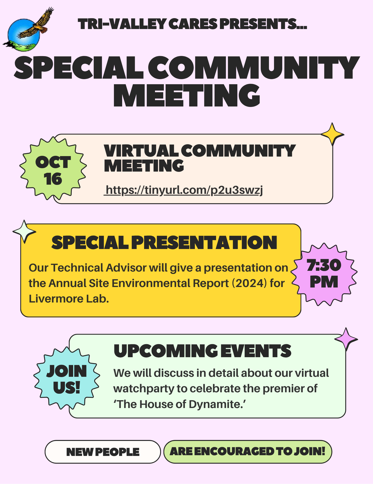 October monthly meeting flyer