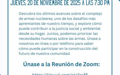 Tri-Valley CAREs le Invita a Nuestra Reunión Mensual de Noviembre
