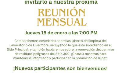 El Artículo Destaca las Preocupaciones de Tri-Valley CAREs Sobre la Cancelación por Parte del Laboratorio de las Iniciativas de Participación Pública. ¡Únase a Nuestra Reunión del 15 de Enero para Obtener más Información!