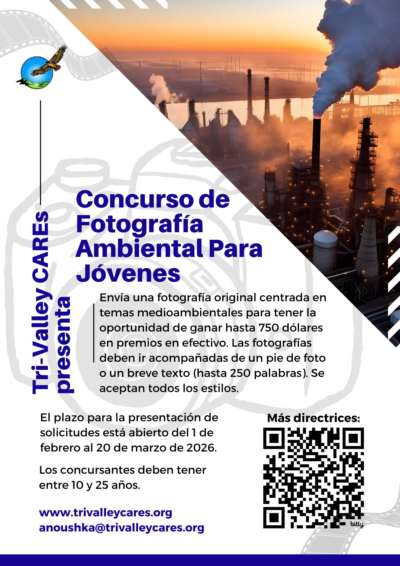¡Se Extendió el Plazo! Concurso de Fotografía Medioambiental Para Jóvenes Tri-Valley CAREs 2026