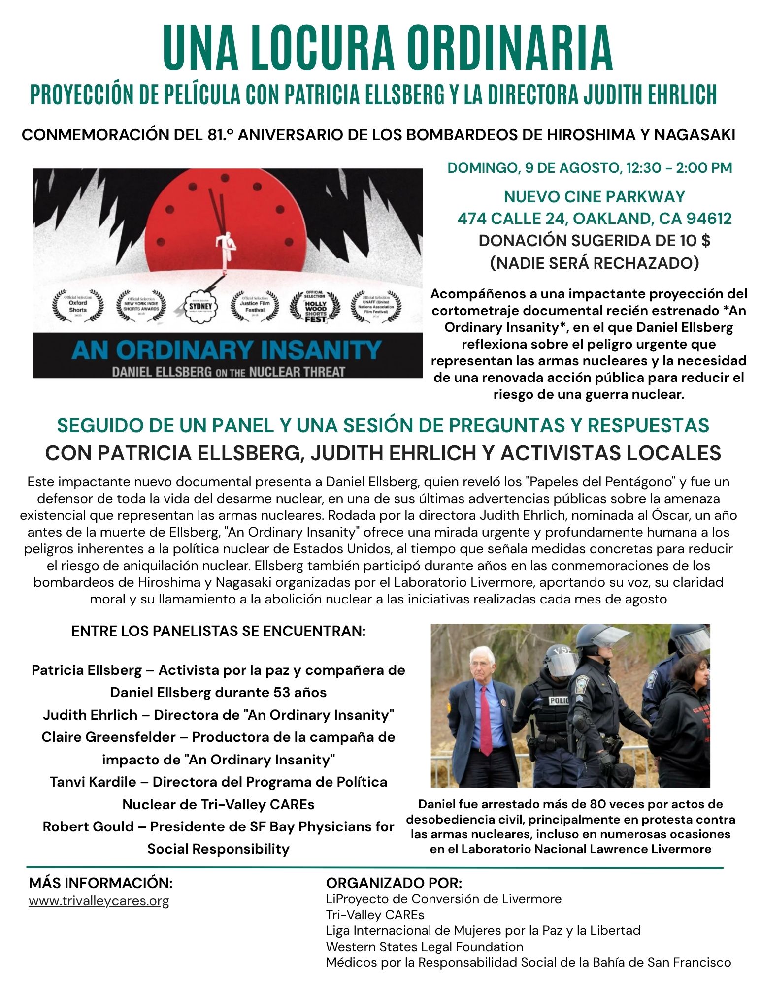 Proyección de Película: An Ordinary Insanity